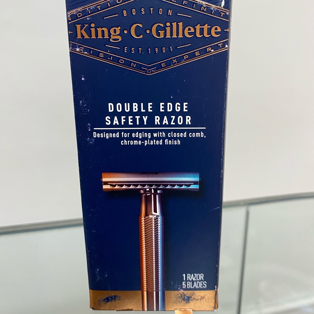 King C Gillette Double Edge Safety Razor. NIB
